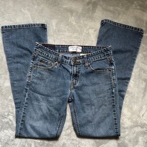 Levi's Blue Flare Wide Leg Jeans with Classic Denim Style